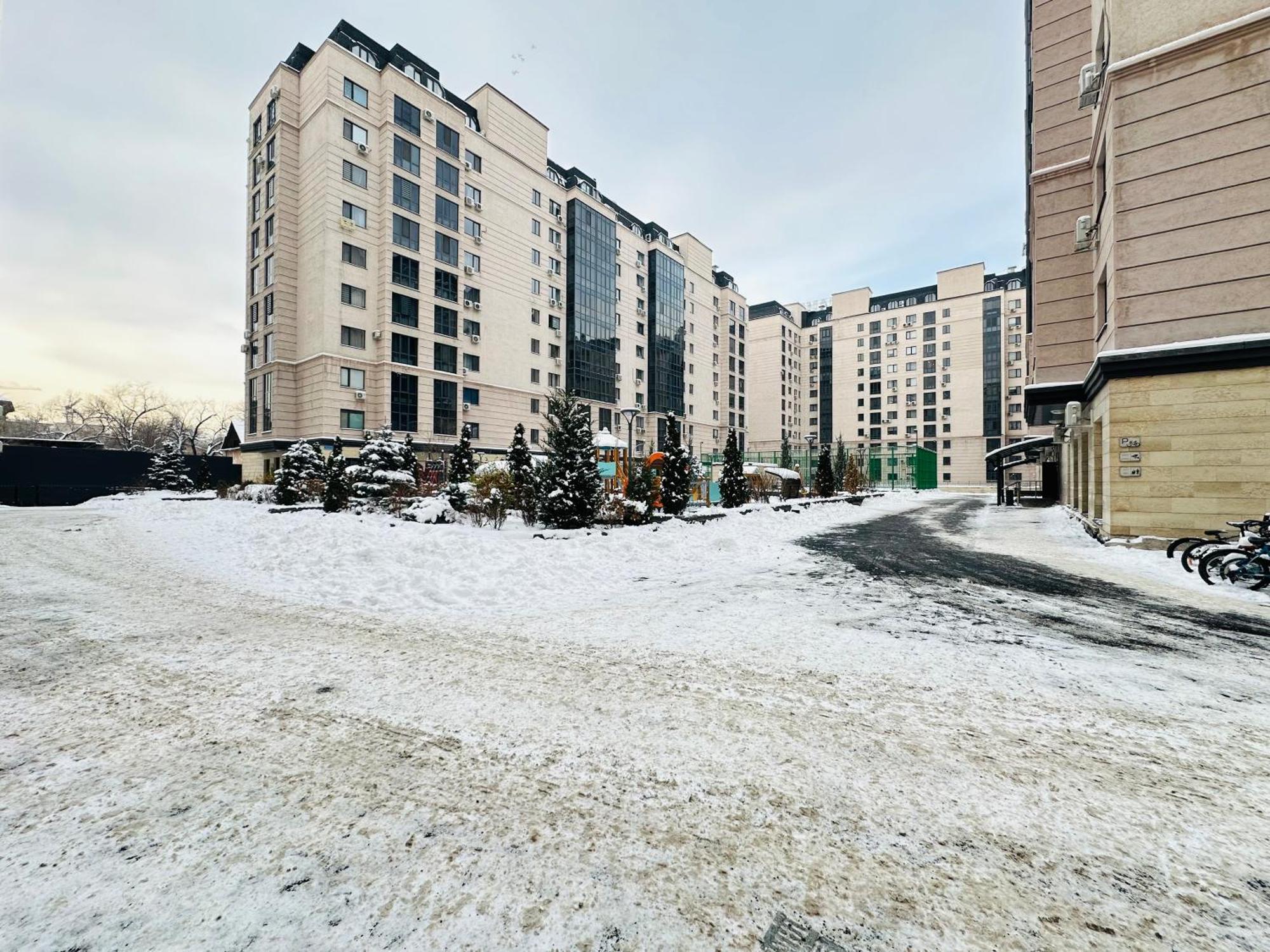 Appartamento Vostochnyi Park Apartament In The Center Of Almaty Esterno foto